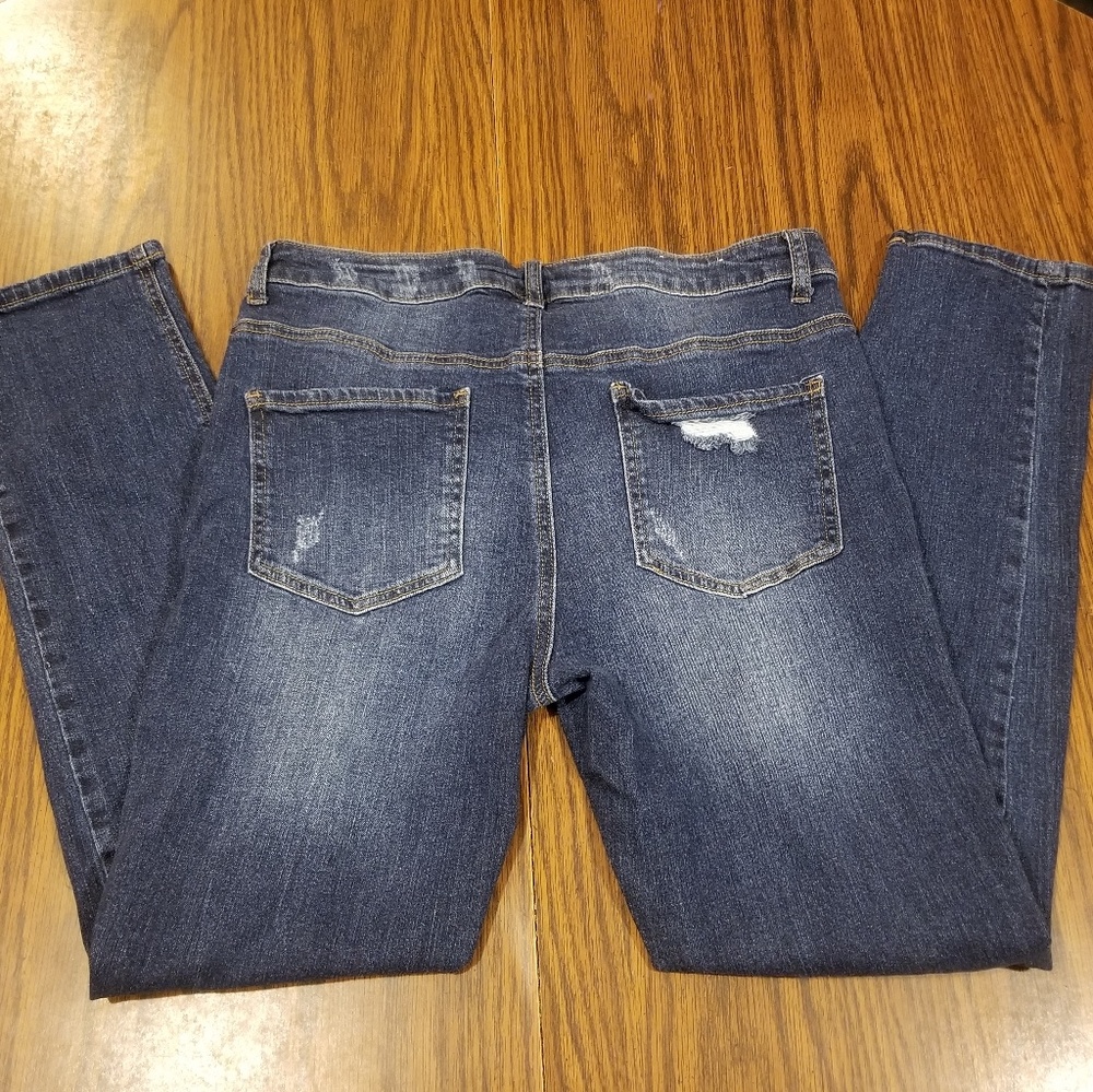 Altar'd State Distressed Blue Jeans Size 27 Waist